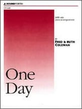 One Day SATB choral sheet music cover